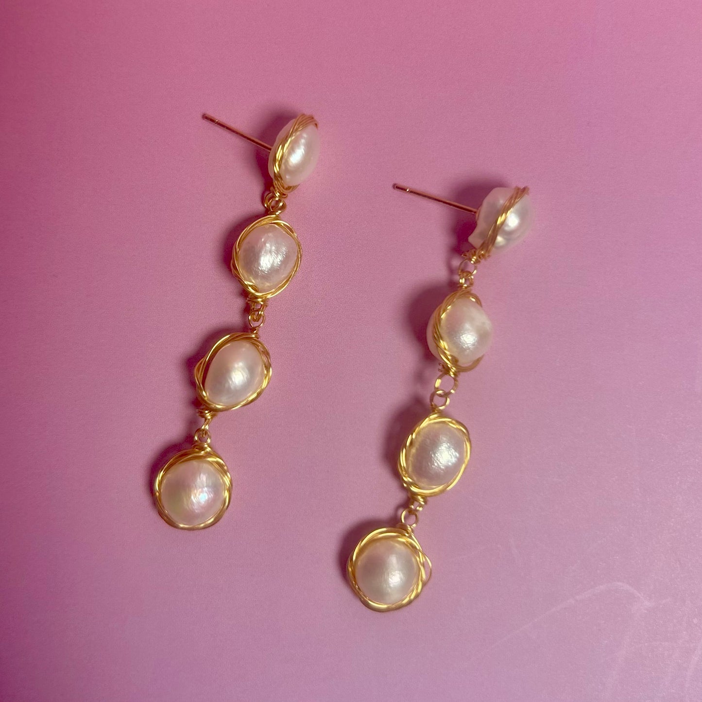 Jela | Pearl Drop Earrings