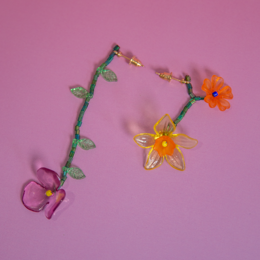 Kičo Earrings: Fairy Garden Charm